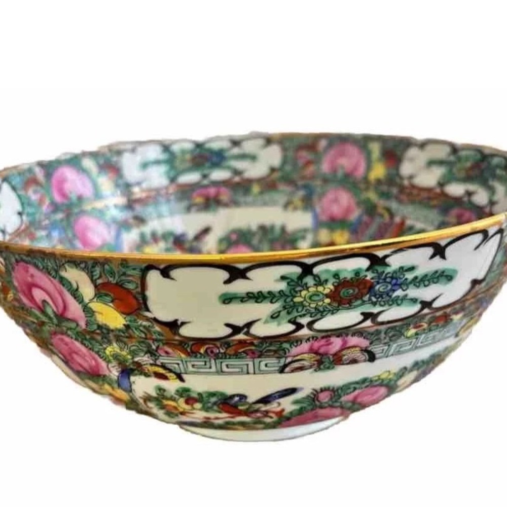 Floral Multicolor Decorative Bowl